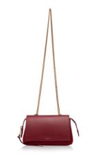Agnona Felt And Calf Mini Bag With Chain
