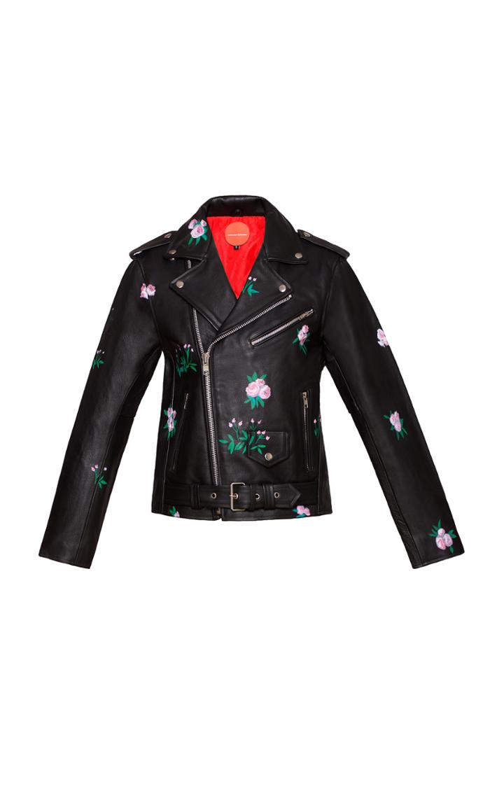 Marianna Senchina Hand Painted Motorcycle Jacket