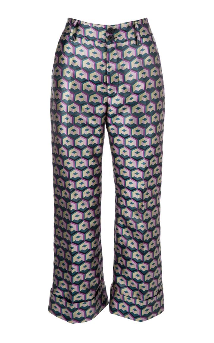 La Doublej Hendrix Jacquard Trousers