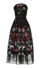 Lena Hoschek Pirova Strapless Tea Length Dress