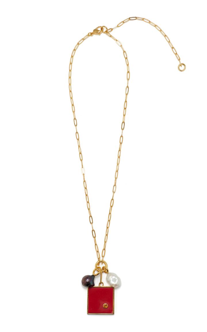 Moda Operandi Lizzie Fortunato Domino Charm Necklace