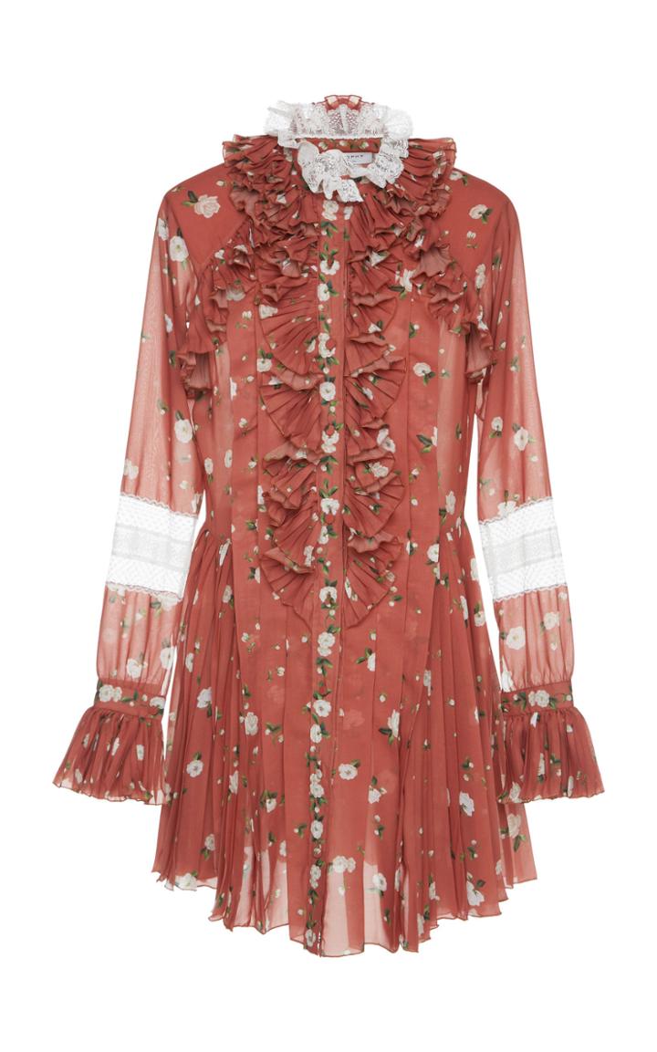 Philosophy Di Lorenzo Serafini Floral Print Mini Dress