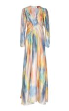 Sies Marjan Virginia Ruffled Printed Silk Maxi Dress