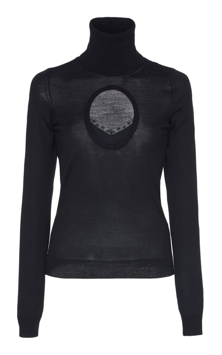 N 21 N&deg;21 Cathy Wool Cut-out Top