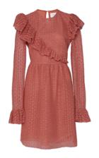 Giambattista Valli Cotton Eyelet Mini Dress