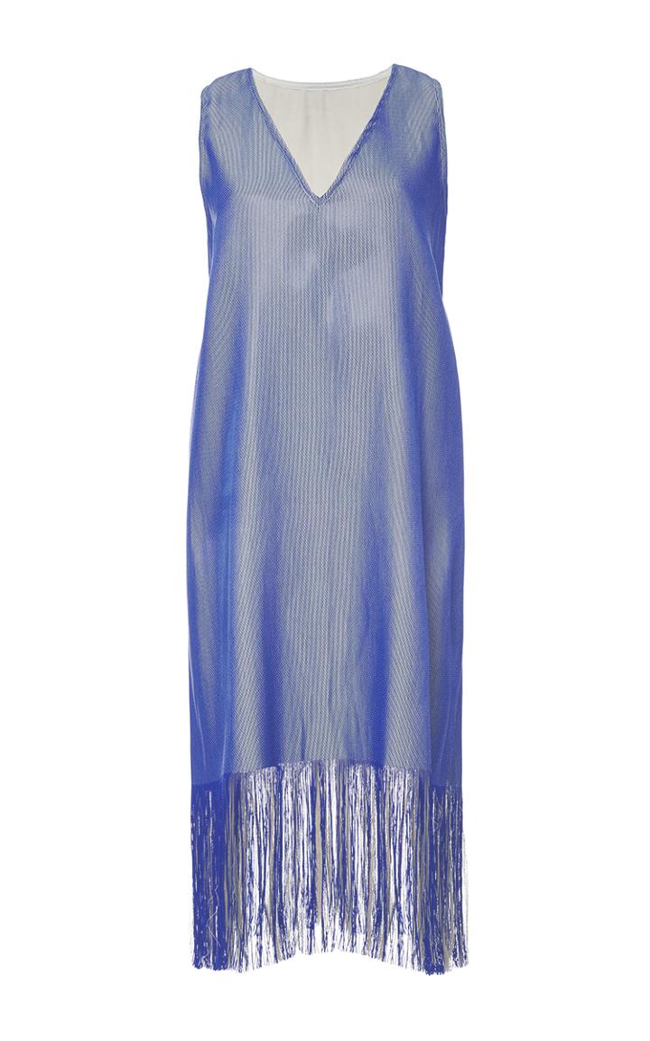 Voz Poly & Plastic Fringe Dress