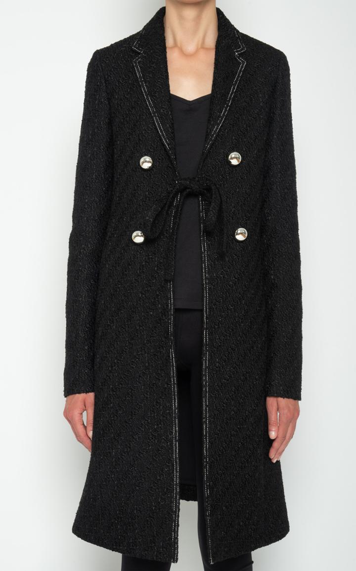 Moda Operandi Giambattista Valli Tweed Tie-front Coat