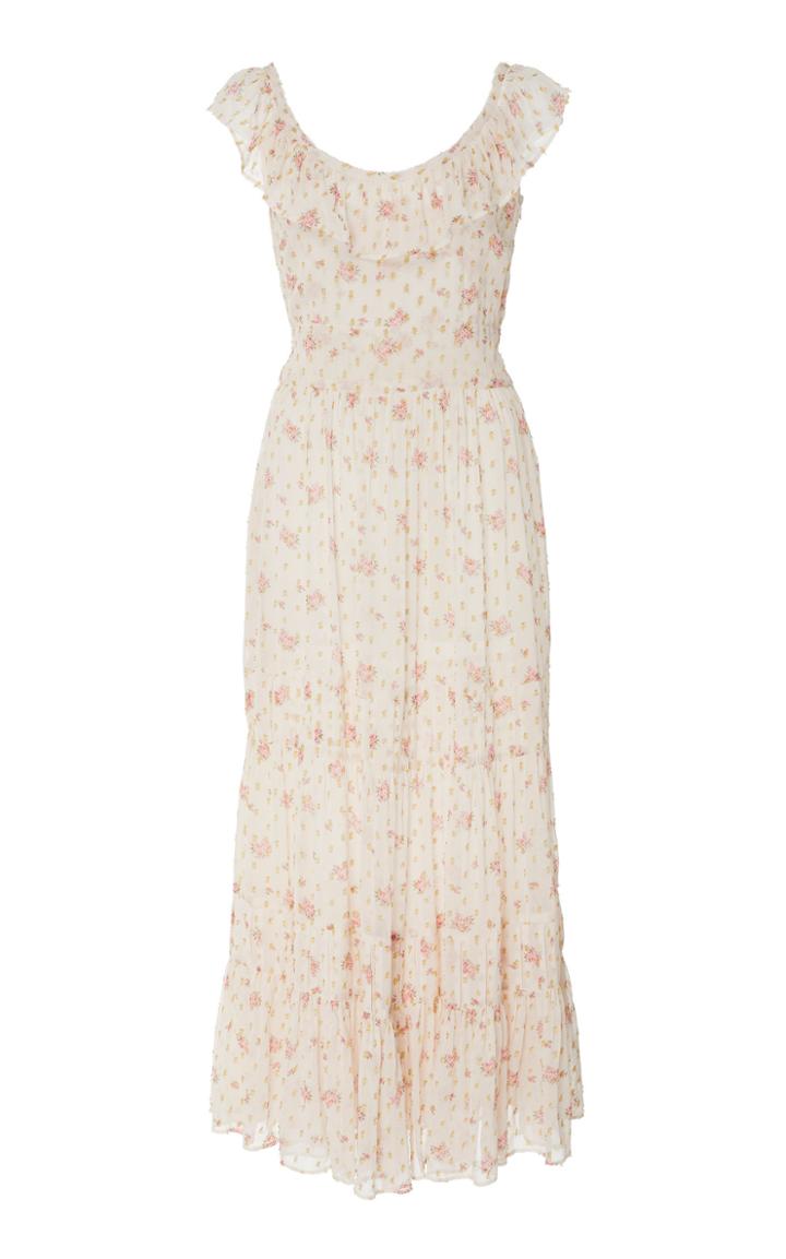 Loveshackfancy Joanne Ruffle Maxi Dress