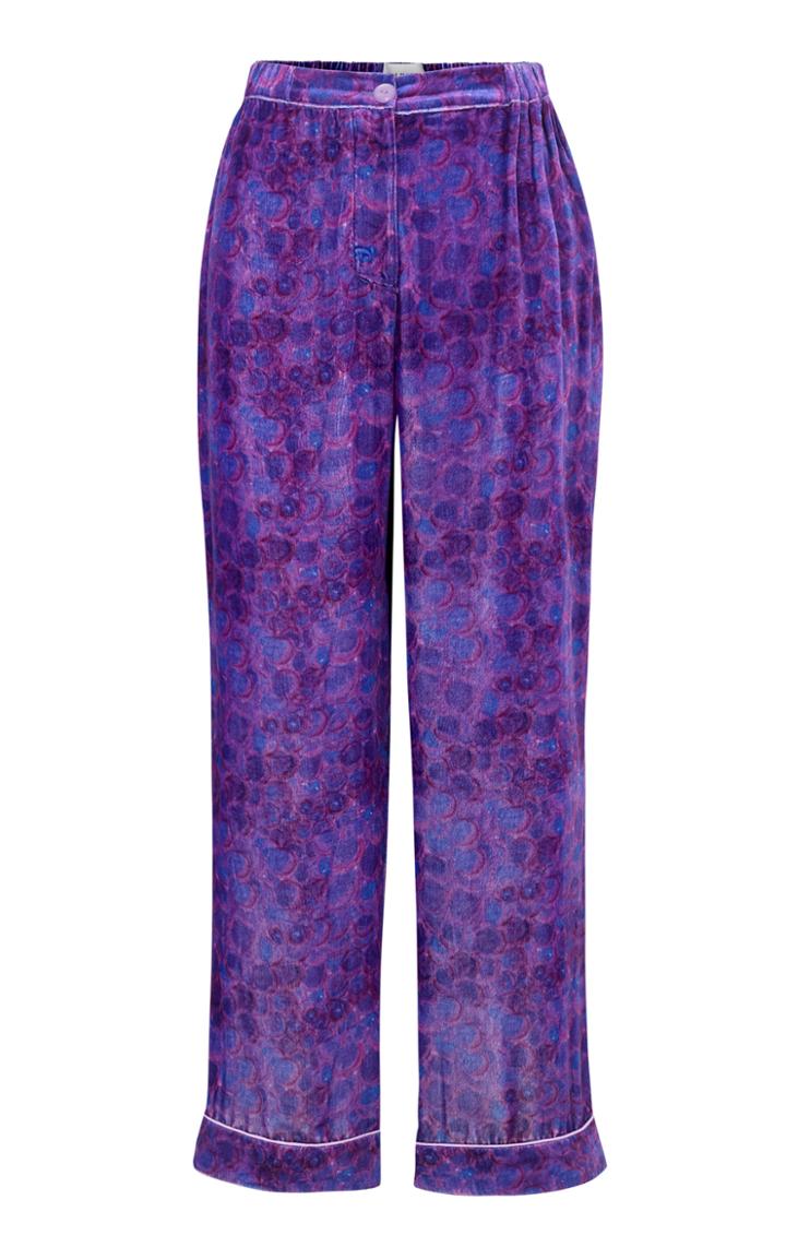 Helmstedt Wide Leg Vlour Pj Pants