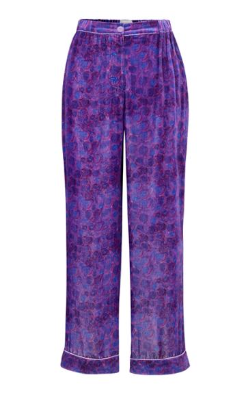 Helmstedt Wide Leg Vlour Pj Pants
