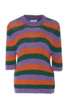 Ganni Adler Striped Lurex Sweater