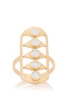 Moda Operandi Doryn Wallach Gladiator Diamond Ring Size: 6.5