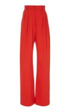Matriel Wide Leg Wool-blend High Waisted Pants