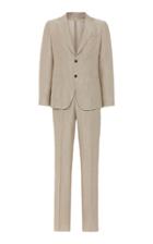 Eidos Single-breasted Wool-linen Blend Suit