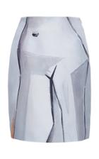 Moda Operandi Moschino Printed High-rise Cady Skirt Size: 36