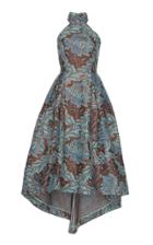 Andrew Gn Haltered Jacquard Dress
