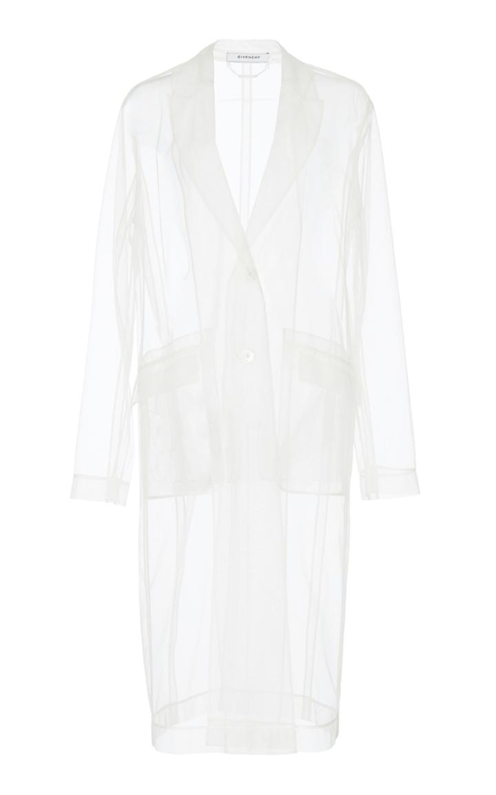 Givenchy Transparent Tulle Coat