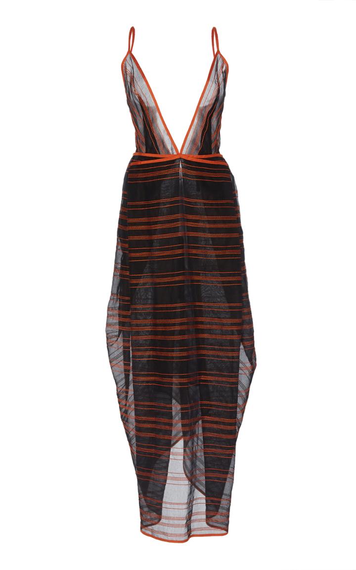 Rahul Mishra Zinnia Sheer Dress