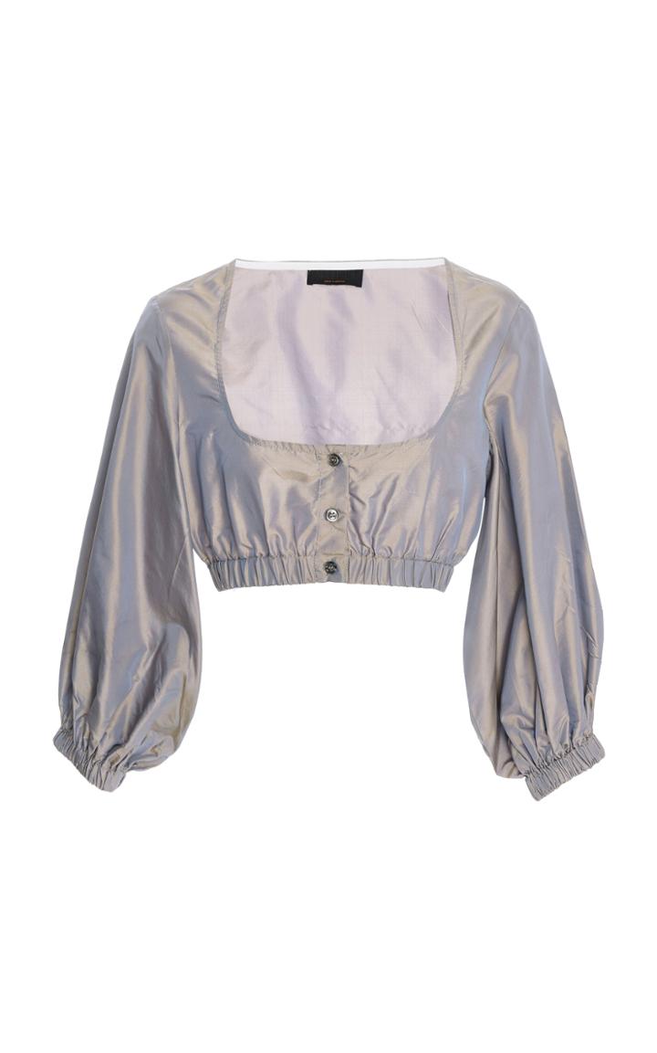 Maki Oh Silk Shantuang Half Top