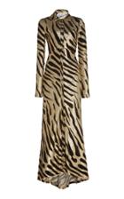 Paco Rabanne Lurex Tiger Shirt Dress