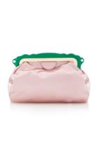 Edie Parker Aliza Satin Bag With Rhodoid Frame