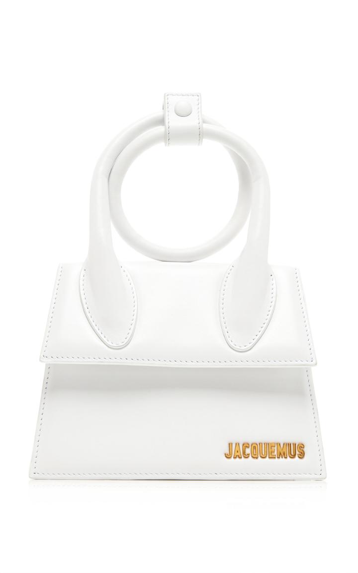 Moda Operandi Jacquemus Le Chiquito Noeud Leather Shoulder Bag