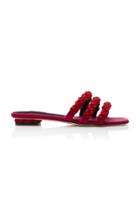 Sanayi 313 Teodolinda Braid-trimmed Satin Slides