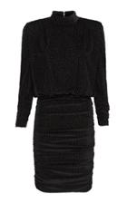 Moda Operandi Rebecca Vallance Viper Ruched Metallic Velvet Mini Dress