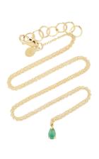Ila Tellifer 14k Gold Emerald Necklace