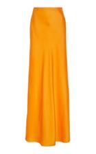 Rosetta Getty Bias Cut Satin Maxi Skirt