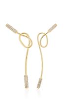 Joanna Laura Constantine Asymmetric Knot Gold-plated Earrings