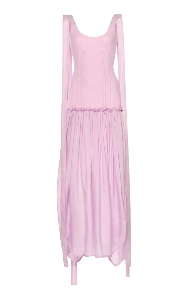 Ellery Cayman Contrast Maxi Dress