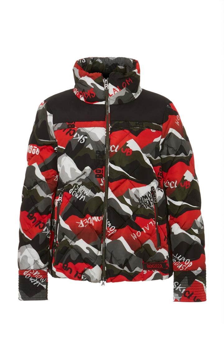 Bogner Sport Palina Quilted Printed Shell Jacket Size: 4