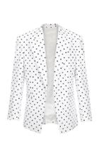 Balmain Large Polka Dots Silk Jacket