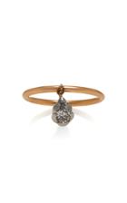 Jessica Mccormack Pear Dangley Button Back Ring