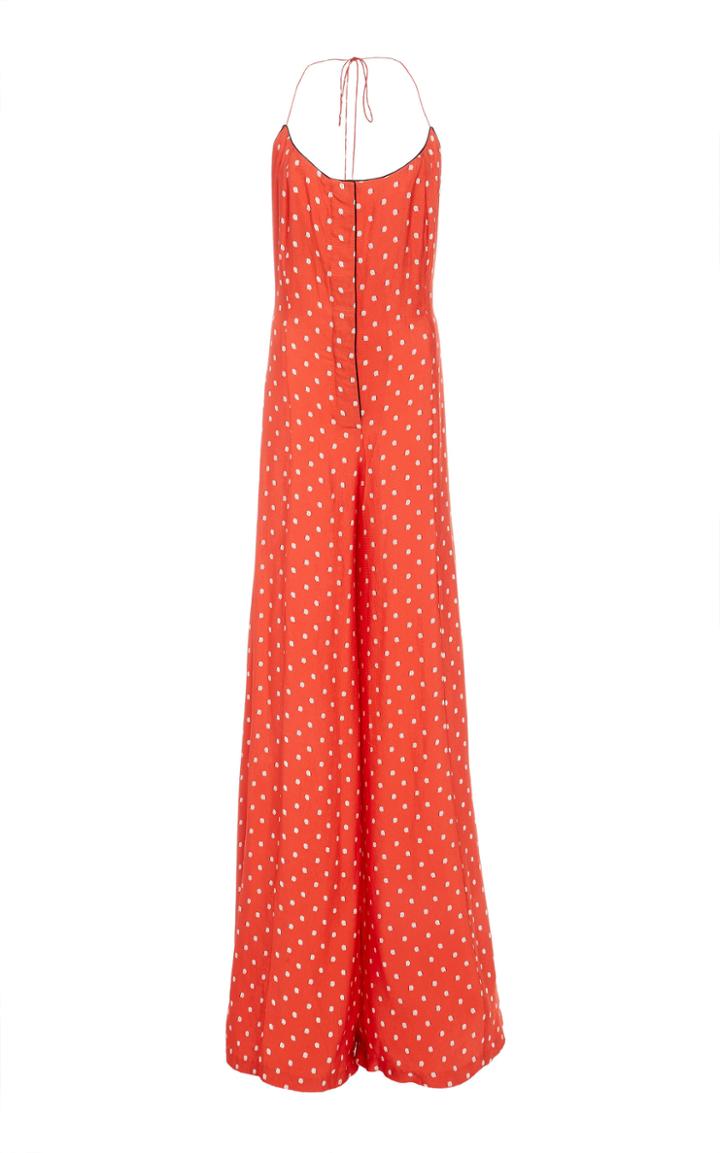 Alexis Holland Wide Leg Halter Jumpsuit