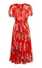 Dolce & Gabbana Fish Printed Short Sleeve Dress