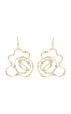 Natori Sakura 14k Gold Diamond Hoop Earrings