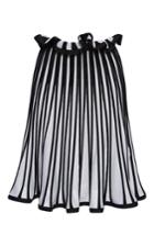 Msgm Striped Knit Skirt