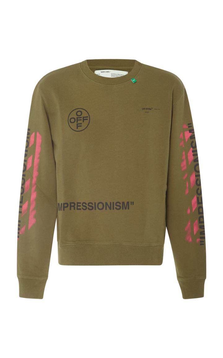 Off-white C/o Virgil Abloh Printed Long Sleeve T-shirt