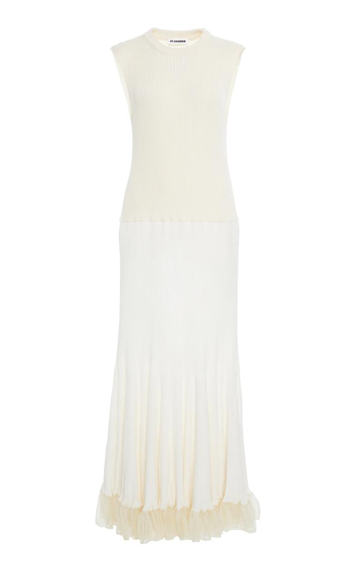Moda Operandi Jil Sander Sleeveless Georgette Dress