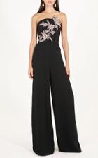 Moda Operandi Andrew Gn Embellished Strapless Crepe Jumpsuit