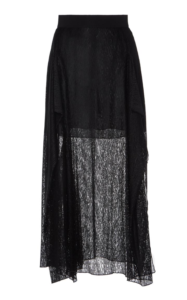 Akris A-line Draped Skirt