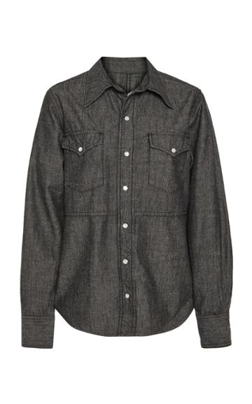 B Sides Cotton-chambray Shirt