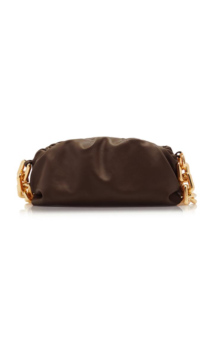 Bottega Veneta Chain Leather Clutch