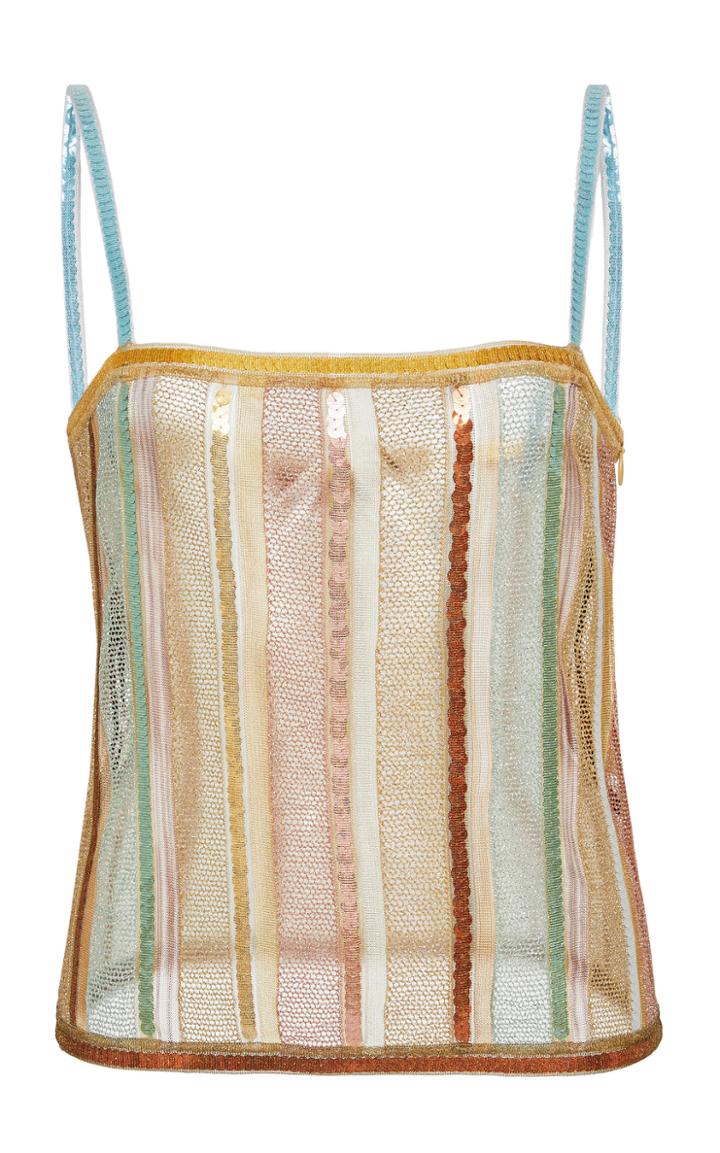 Missoni Stripe Sequin Lurex Tank Top