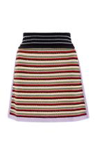 Alexachung Crochet-knit Cotton-blend Mini Skirt