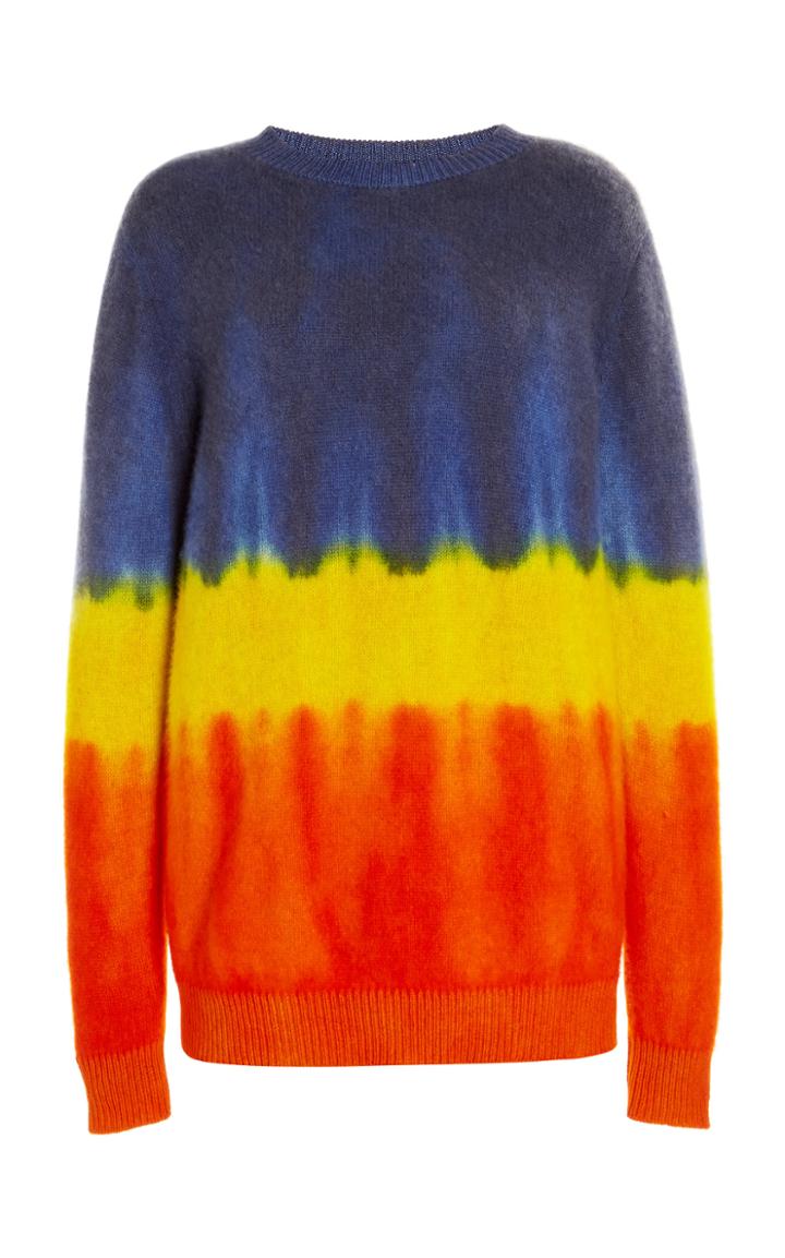 Moda Operandi The Elder Statesman Gradient-dyed Cashmere Sweater