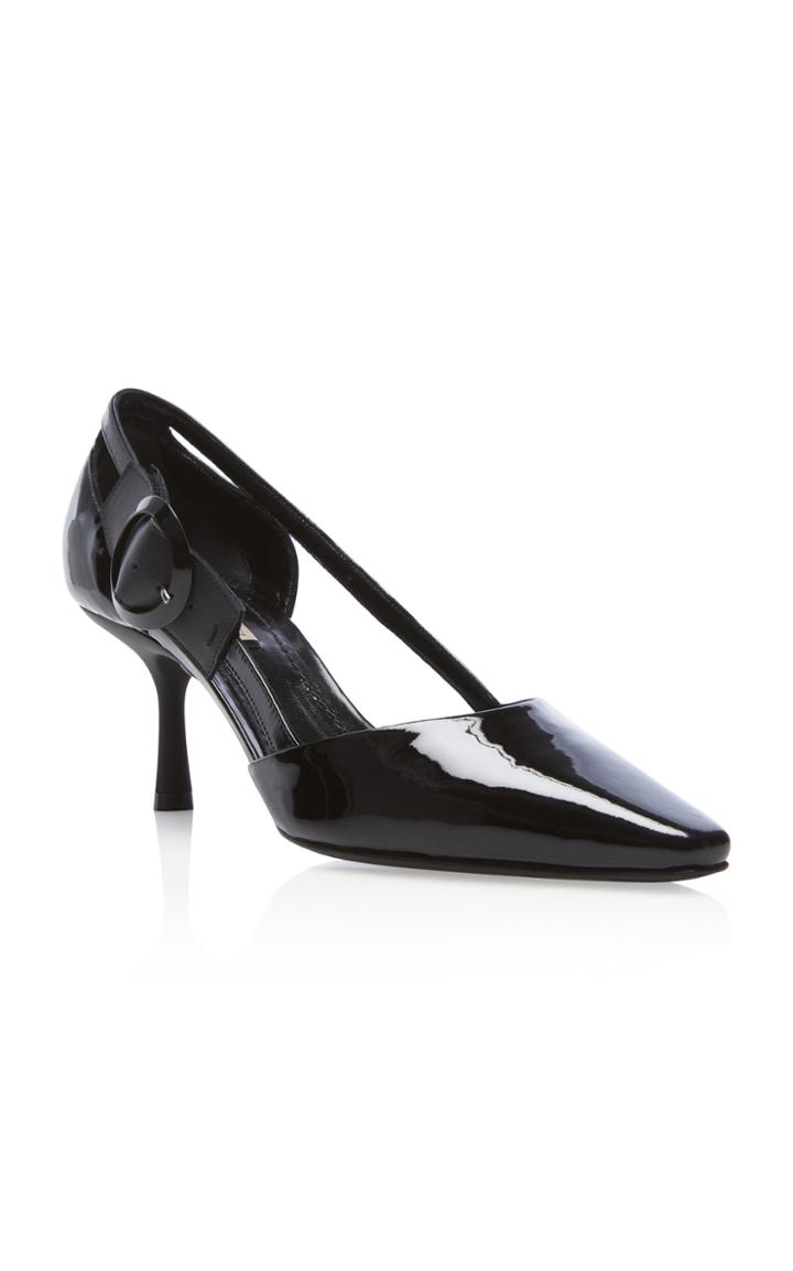 Fabrizio Viti Big Button Kitten Heel