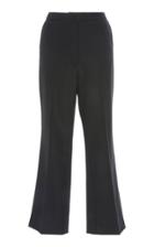 Partow Hadley Cropped Wool-blend Flared Pants